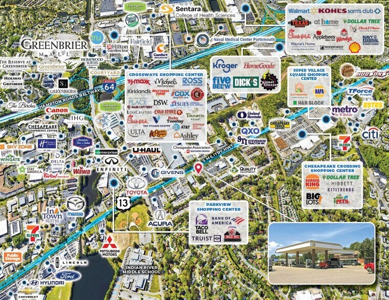 More Photos Of 1729 S Military Hwy, Chesapeake Convenience Store For Sale