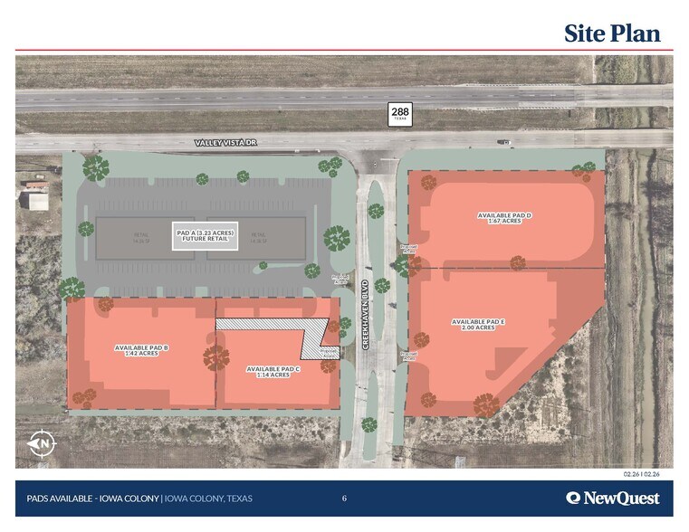 More Photos Of SWC Creekhaven Blvd. & Hwy. 288, Iowa Colony Land For Sale