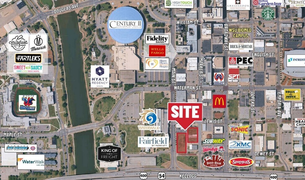 Primary Photo Of Main & Dewey, NE/c, Wichita Land For Sale