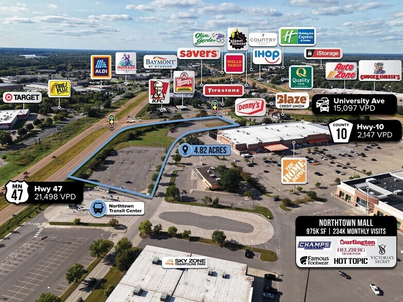 More Photos Of University Ave NE, Blaine Land For Lease