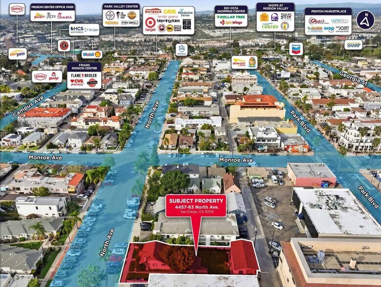 More Photos Of 4457-63 North ave, San Diego Multifamily For Sale