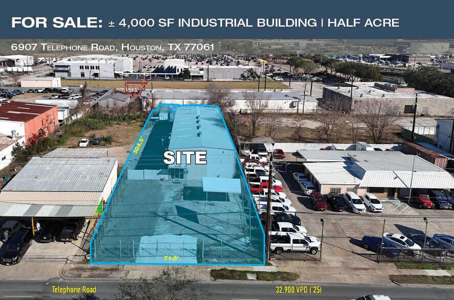 Primary Photo Of 6907 Telephone Rd, Houston Light Manufacturing For Sale