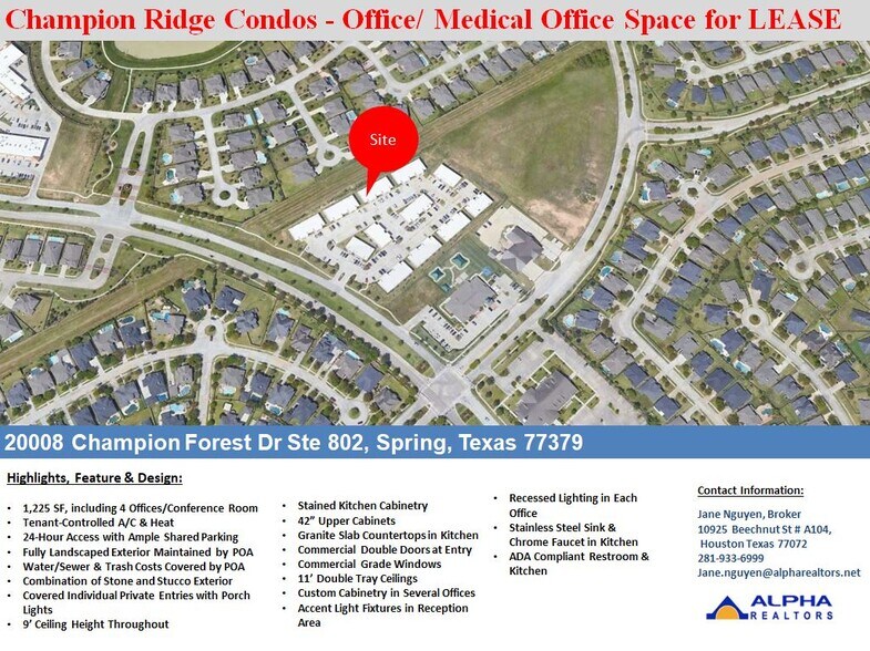 More Photos Of 20008 Champion Forest Dr, Spring Medical For Sale