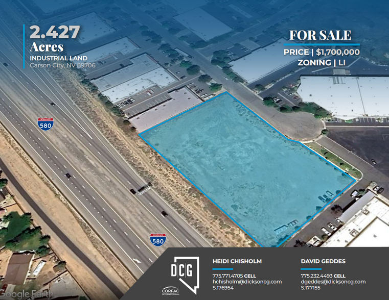 Primary Photo Of Research Way, Carson City Land For Sale