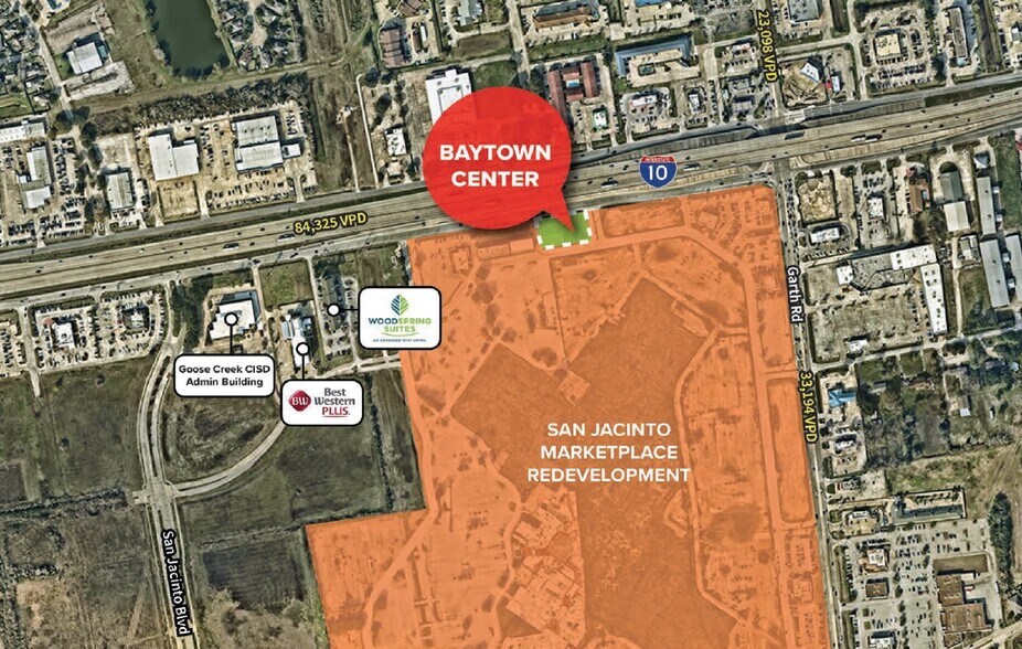 More Photos Of 4810 East Fwy, Baytown Freestanding For Lease