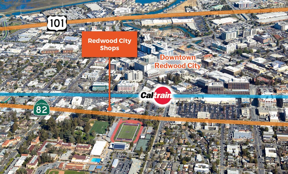 More Photos Of 2647-2655 Broadway St, Redwood City Storefront For Lease