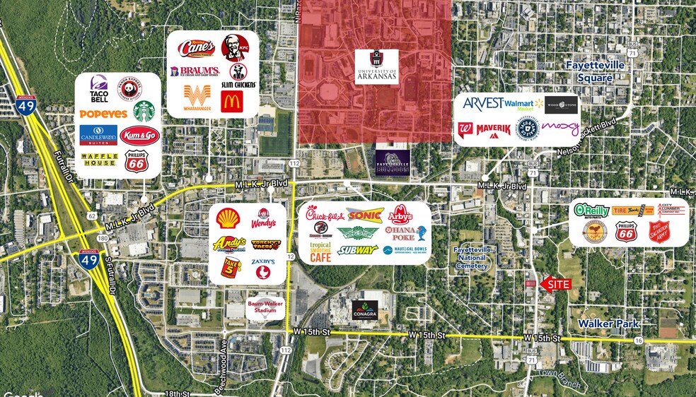 More Photos Of 1153 S School Ave, Fayetteville Convenience Store For Lease