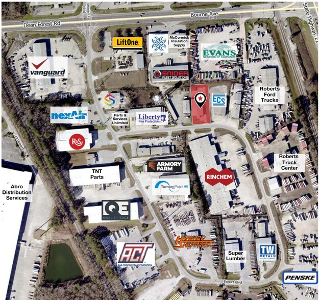 More Photos Of 5576 Export Blvd, Savannah Industrial For Lease