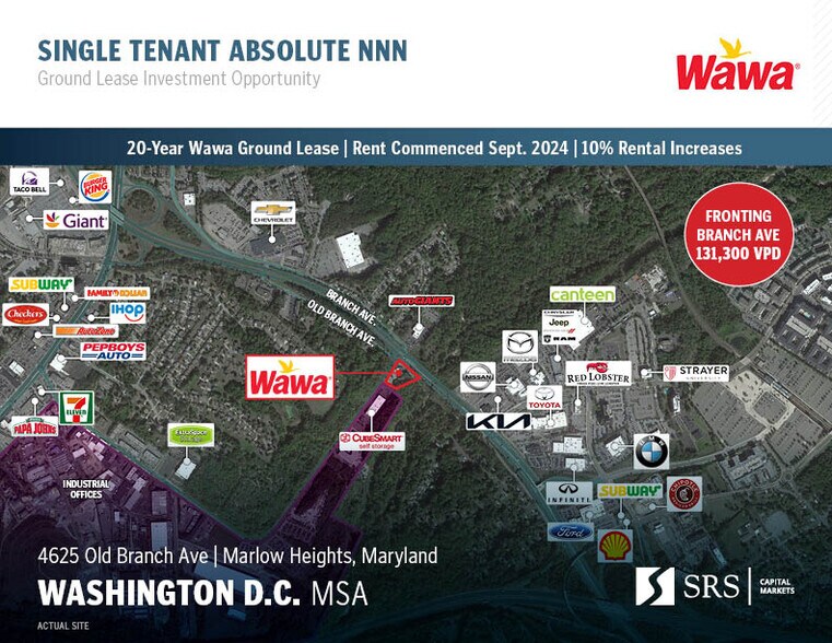 More Photos Of 4625 Old Branch Ave, Marlow Heights Land For Lease