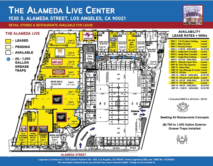 More Photos Of 1530 S Alameda St, Los Angeles General Retail For Lease