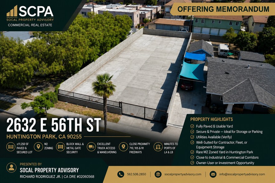 Primary Photo Of 2632 56th st, Huntington Park Land For Sale