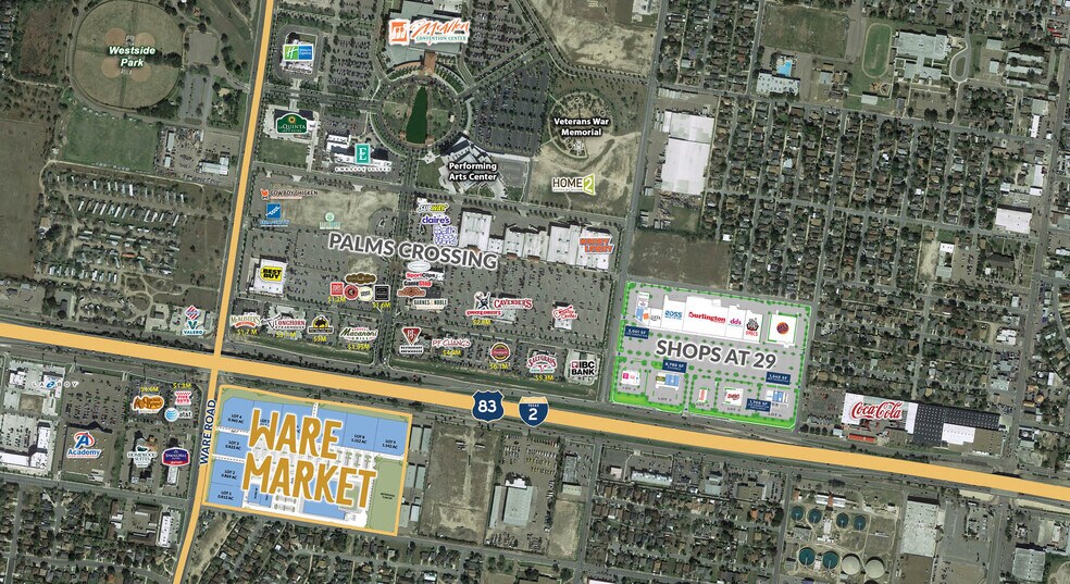 More Photos Of US Highway 83 And Interstate Highway 2, McAllen Unknown For Lease