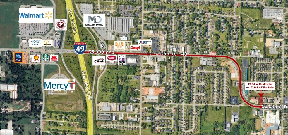 More Photos Of 2964 W Huntsville Ave, Springdale Medical For Lease