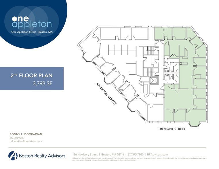 More Photos Of 1-3 Appleton St, Boston Office For Lease