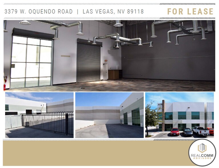 More Photos Of 3379 W Oquendo Rd, Las Vegas Warehouse For Lease