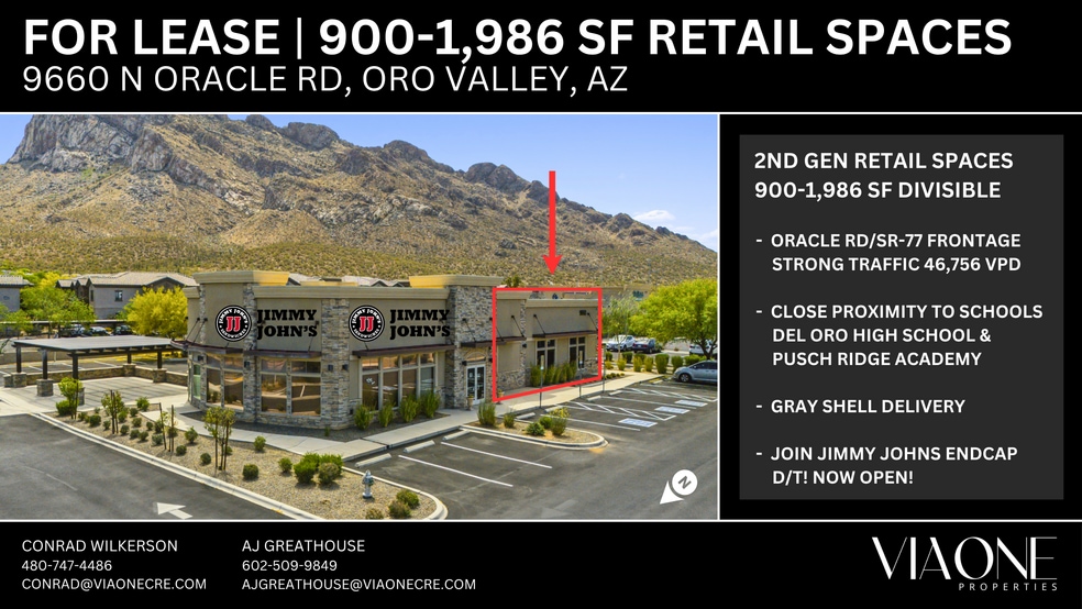Primary Photo Of 9660 N Oracle Rd, Oro Valley Fast Food For Lease