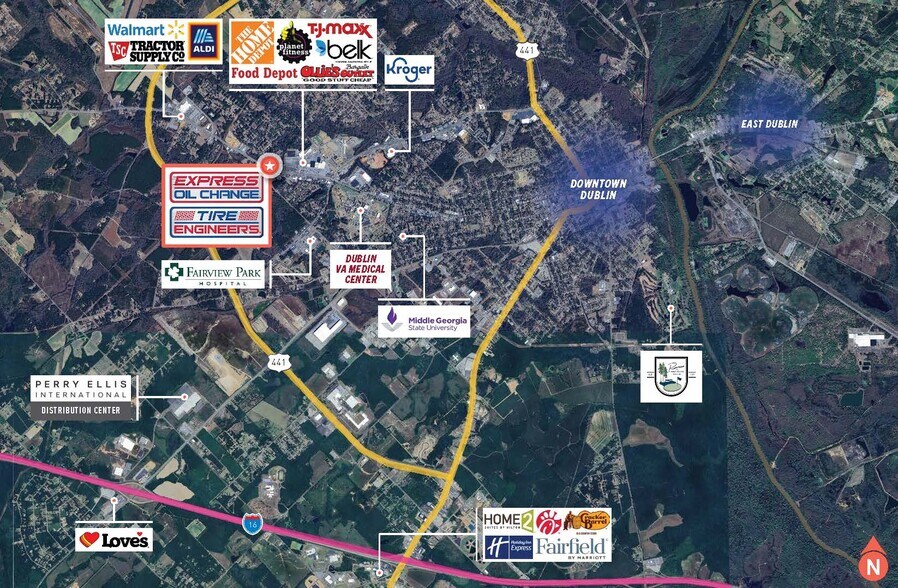 More Photos Of 2111 Veterans Blvd, Dublin General Retail For Sale