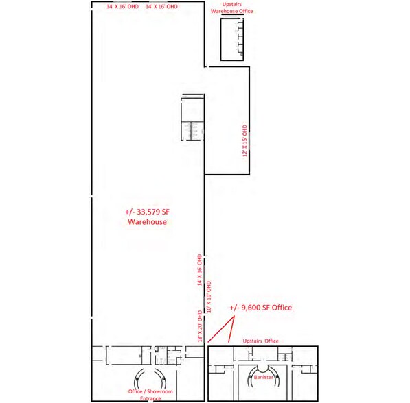 More Photos Of 1850 N Stemmons St, Sanger Warehouse For Sale