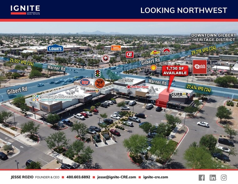 More Photos Of 35 E Warner Rd, Gilbert General Retail For Lease