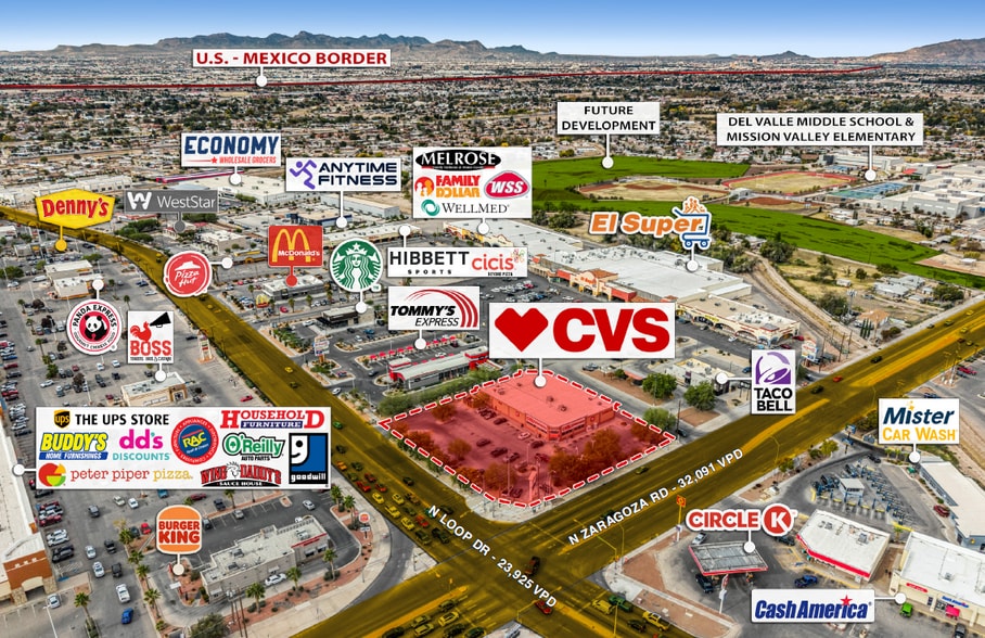 More Photos Of 745 N Zaragoza Rd, El Paso Drugstore For Sale