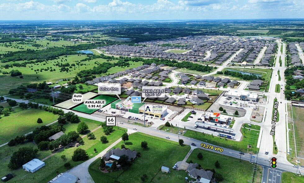 More Photos Of NWQ of 66 & Ben Payne Road hwy, Fate Land For Sale