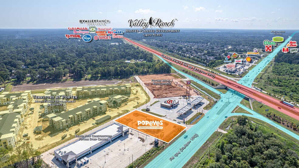Primary Photo Of 21467 FM1314, Porter General Retail For Sale
