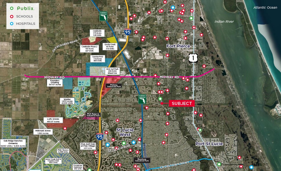 More Photos Of NW Corner of St James & Pine Trace Ave, Port Saint Lucie Land For Sale