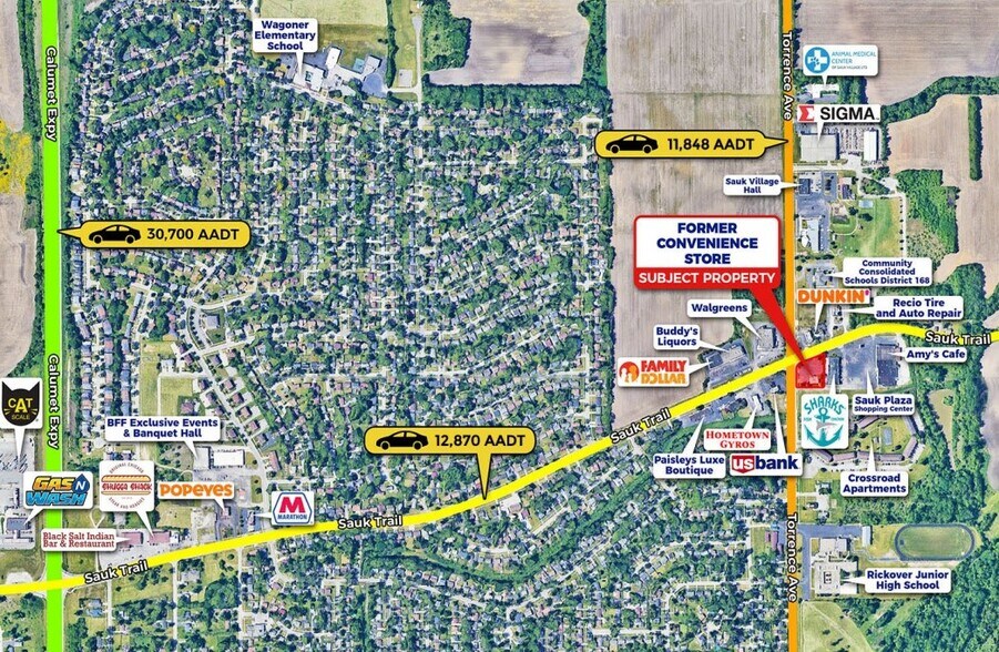 More Photos Of 2700 E Sauk Trail Rd, Sauk Village Storefront Retail Office For Sale