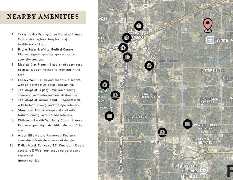 More Photos Of 2825 McDermott Rd, Plano Medical For Lease