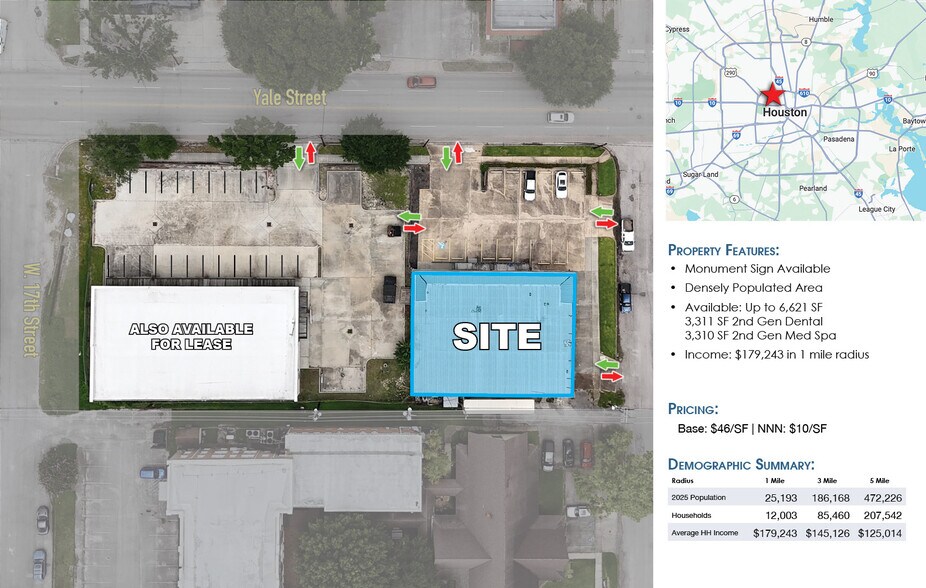 More Photos Of 1720 Yale St, Houston Medical For Lease