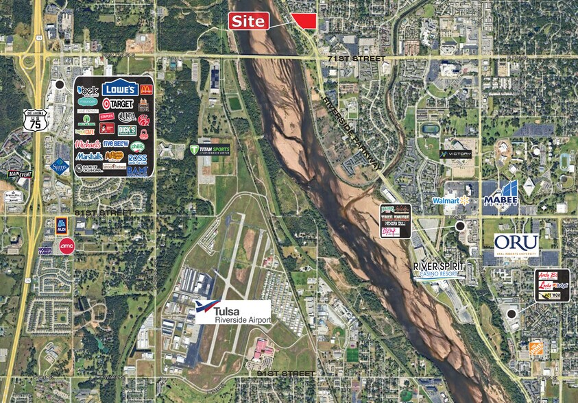More Photos Of E 71st St & Riverside Pkwy, Tulsa Land For Sale
