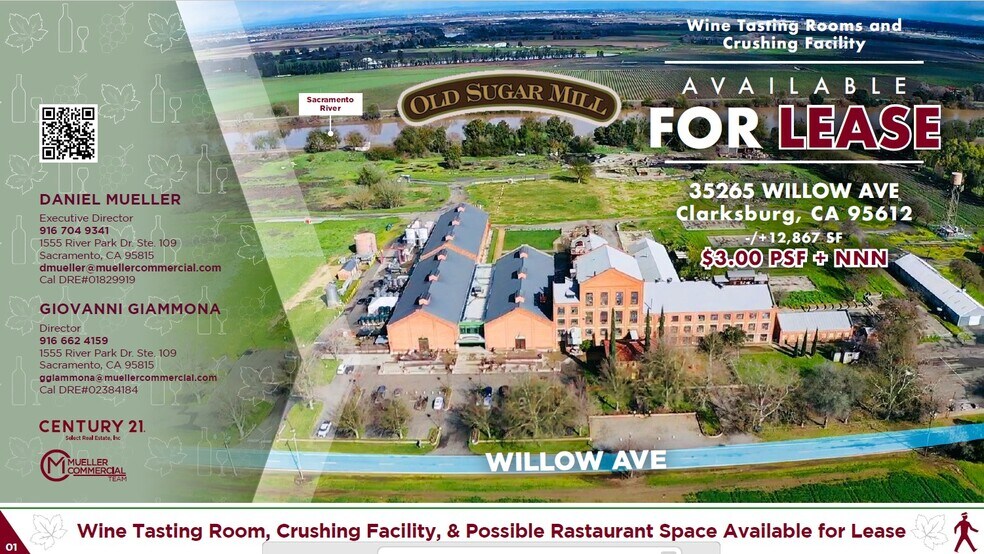 Primary Photo Of 35265 Willow Ave, Clarksburg Winery Vineyard For Lease