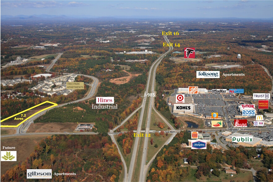 Primary Photo Of I-985 Exit 12, Flowery Branch Land For Sale