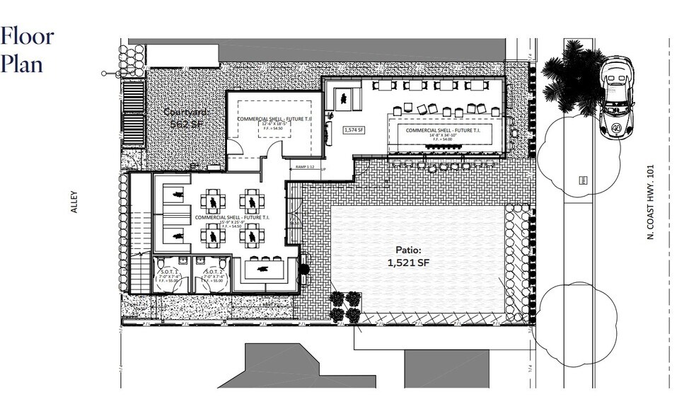 More Photos Of 1232-1234 N Coast Highway 101, Encinitas Storefront For Lease