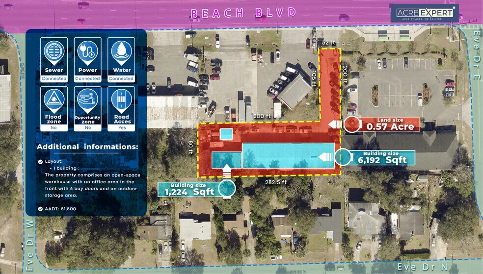 More Photos Of 9848 Beach Blvd, Jacksonville Auto Repair For Sale