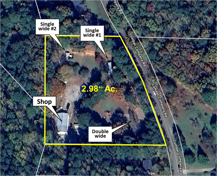 Primary Photo Of 865 Lumber Company Rd, Talking Rock Land For Sale
