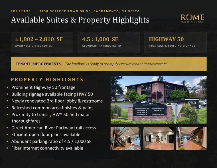 More Photos Of 7750 College Town Dr, Sacramento Office Residential For Lease