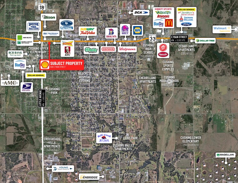 More Photos Of 609 E Main St, Cushing Service Station For Sale