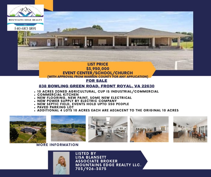 More Photos Of 838 Bowling Green Rd, Front Royal Golf Course Driving Range For Sale