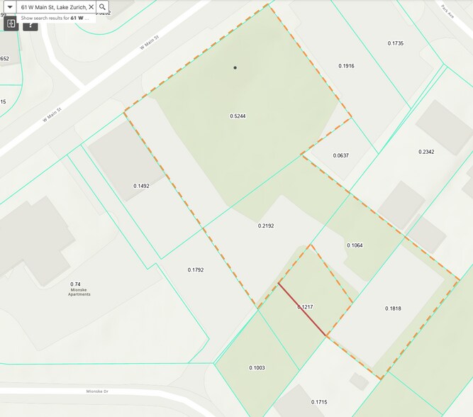 Primary Photo Of 61 W Main St, Lake Zurich Land For Sale