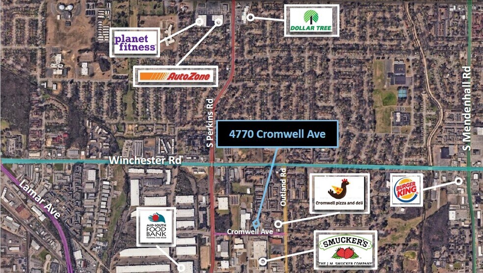 More Photos Of 4770 Cromwell Ave, Memphis Medical For Lease