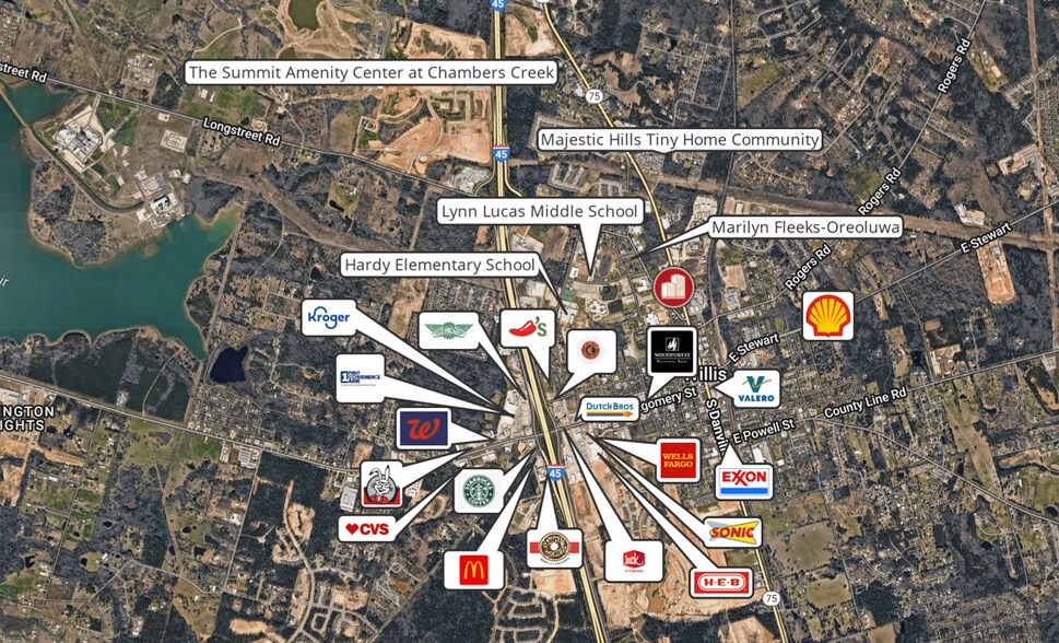 More Photos Of 611 TX-75, Willis General Retail For Sale