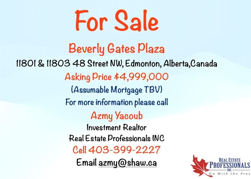 More Photos Of 11801-11803 48th St NW, Edmonton Storefront For Sale