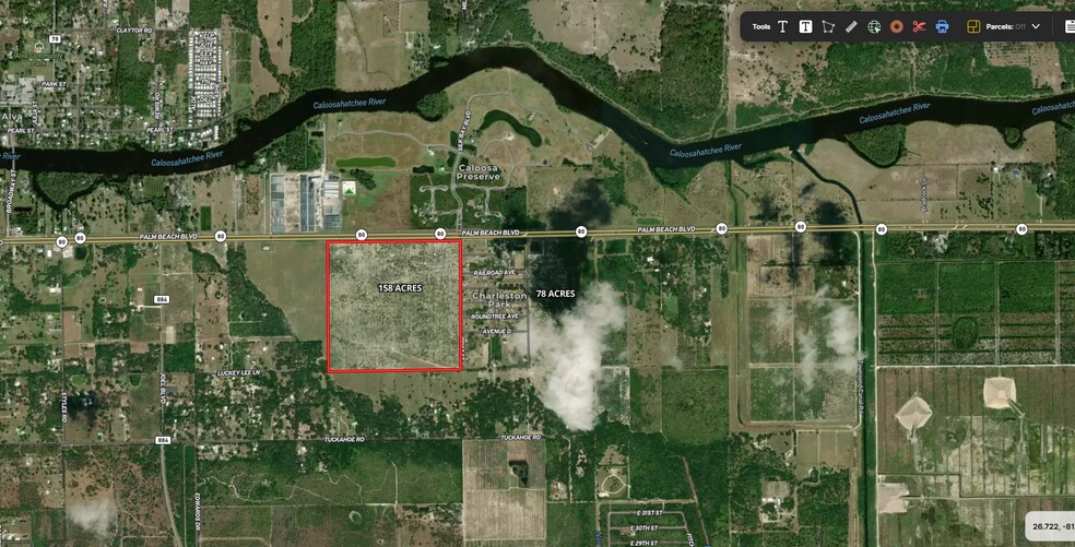 More Photos Of TBD Palm Beach Blvd @ First Street, Alva Land For Sale