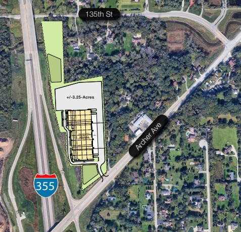 Primary Photo Of NEC Archer Ave @ I-355, Lemont Industrial For Sale