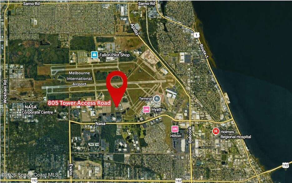 More Photos Of 805 Tower Access Rd, Melbourne Airplane Hangar For Sale