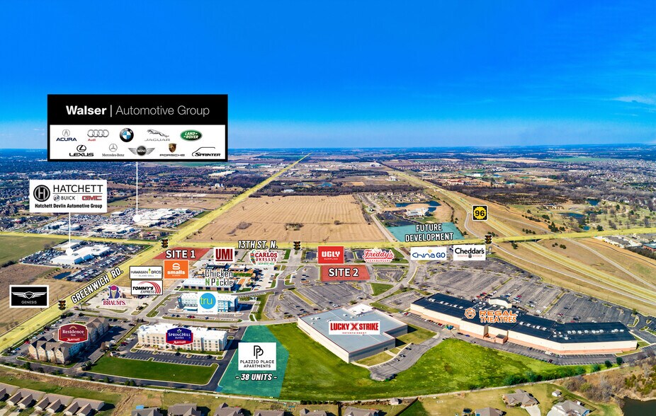 More Photos Of 13th St. N & Greenwich Rd., Wichita Land For Lease