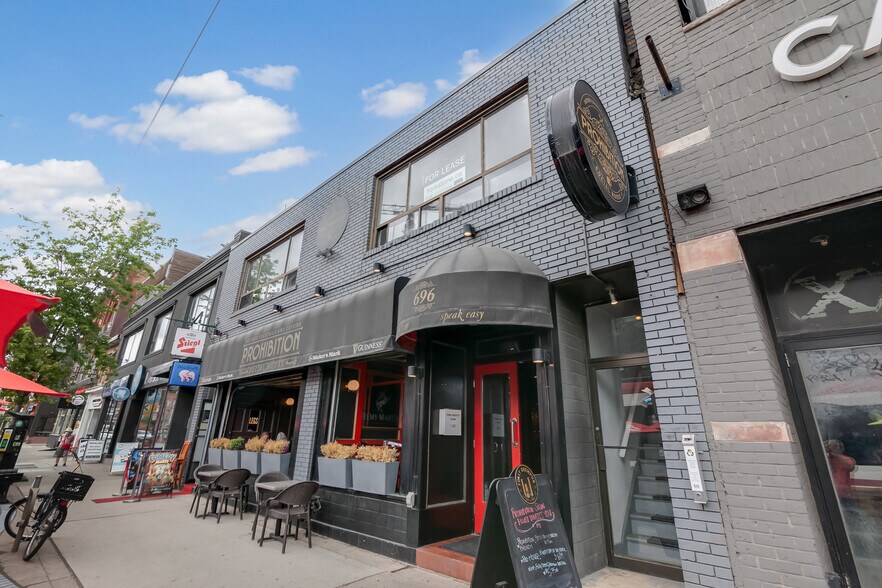 Primary Photo Of 694-696 Queen St E, Toronto Storefront Retail Office For Lease