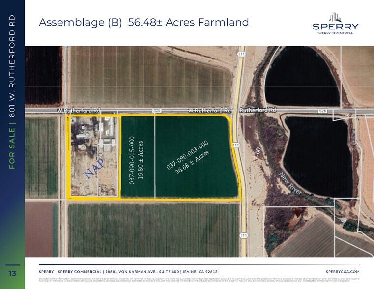 More Photos Of 801 Rutherford Rd, Brawley Land For Sale