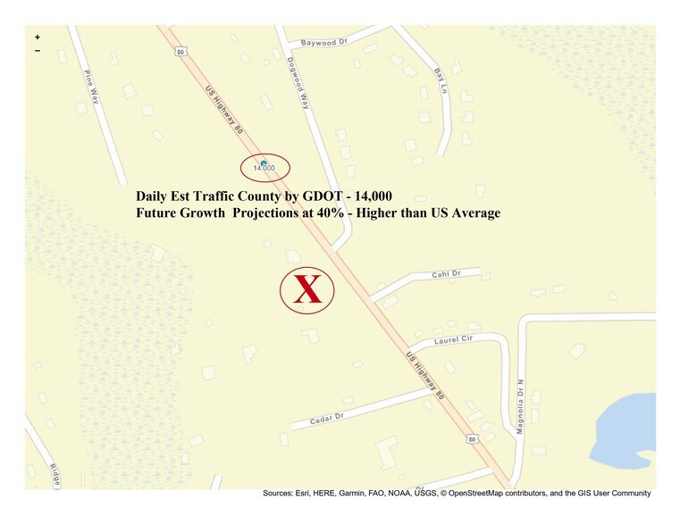 More Photos Of 1012 US-Hwy 80, Eden Land For Sale